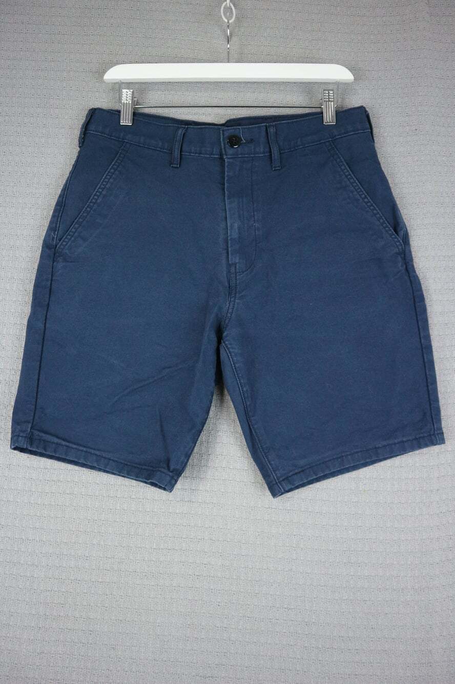 Levi's Cotton Navy Shorts Mens Casual 31W